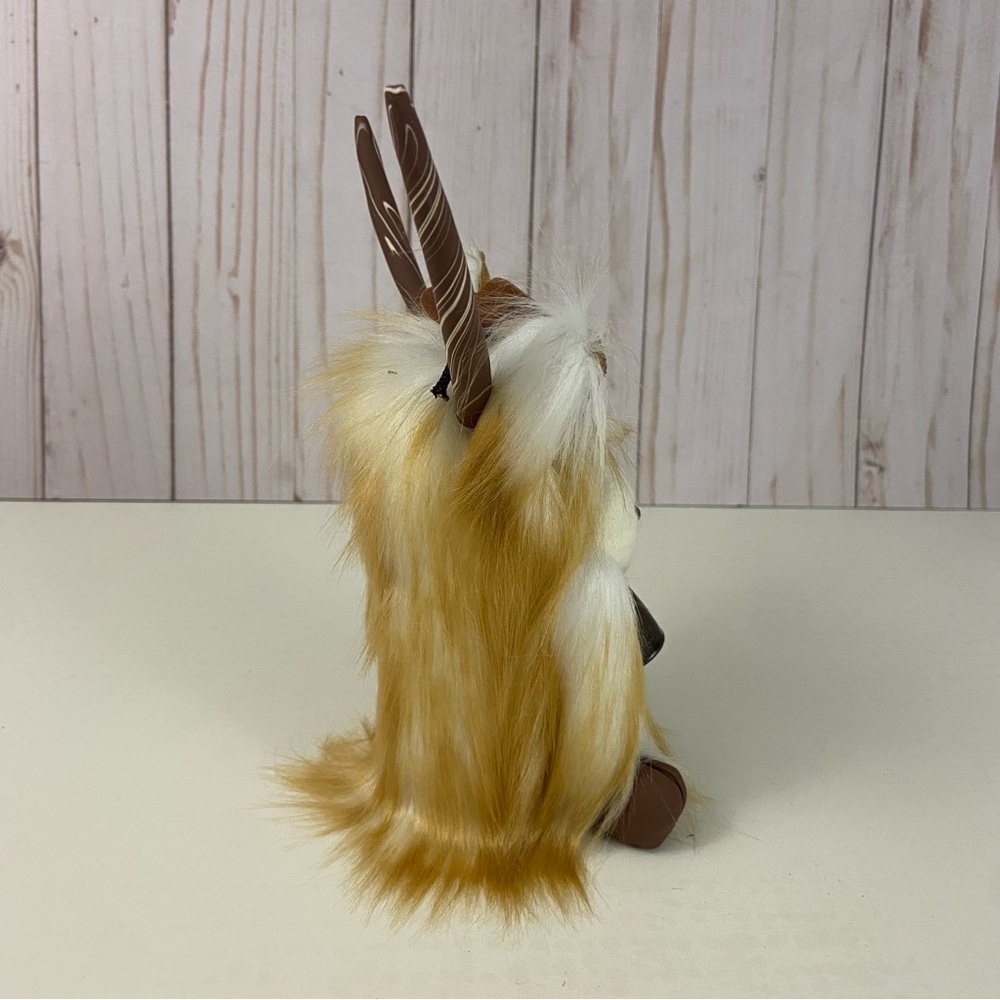 ❌ SOLD Highland Cow Coo Gnome Tan White Cowboy Hat Bell Handmade Farmhouse Home - Picture 7 of 12